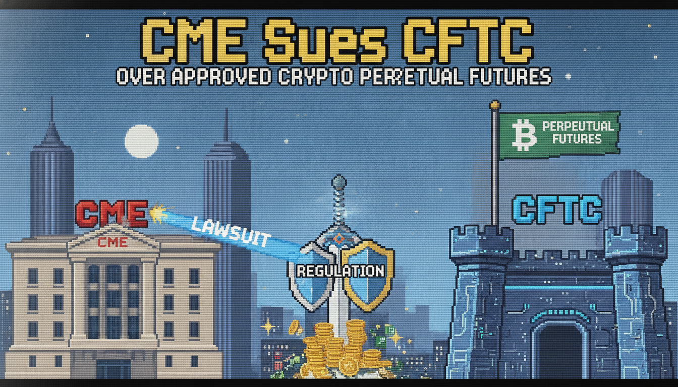 CME Sues CFTC Over Approved Crypto Perpetual Futures