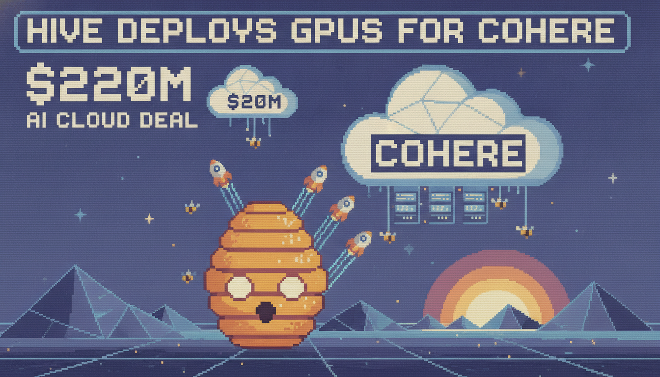 HIVE to deploy GPUs for Cohere in $220M AI cloud deal