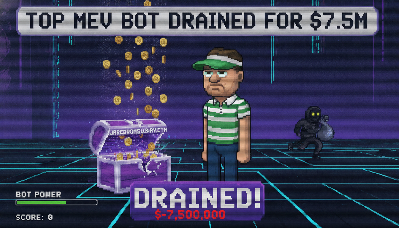 Top MEV Bot Jaredfromsubway.eth Drained for $7.5M