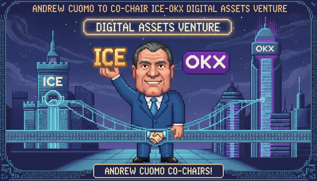 Andrew Cuomo to co-chair ICE-OKX digital assets venture