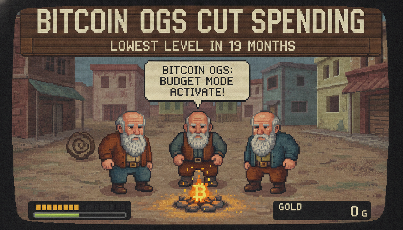 Bitcoin OGs Cut Spending to Lowest Level in 19 Months