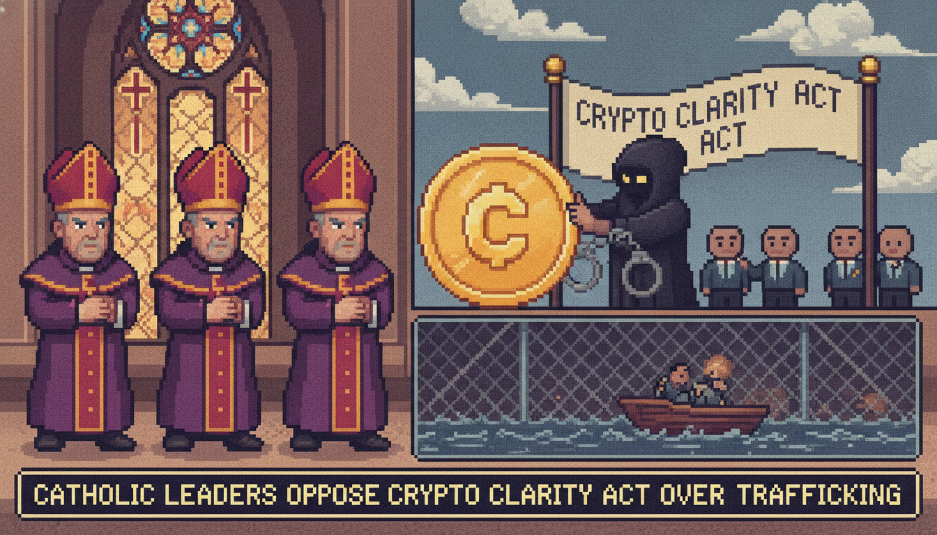 Catholic Leaders Oppose Crypto Clarity Act Over Trafficking