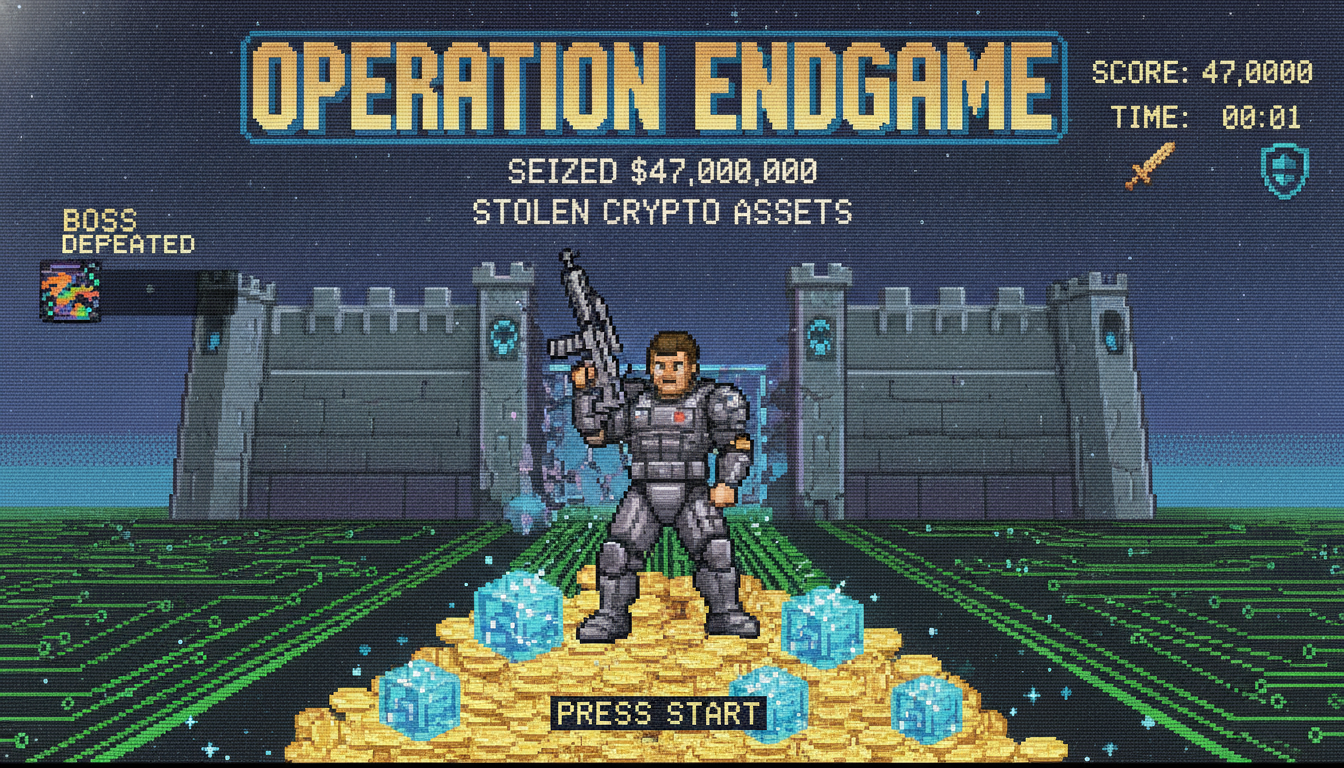 Operation Endgame Seizes $47M in Stolen Crypto Assets
