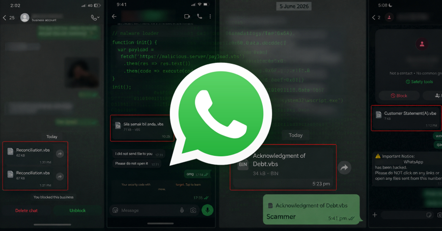 WhatsApp Spreads Malware via RMM Software Scam