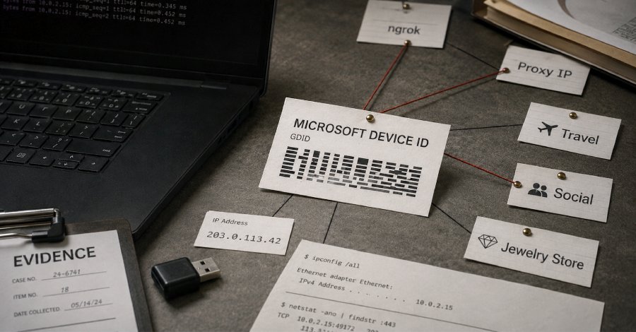 Windows ID links teen to $2M jewelry heist