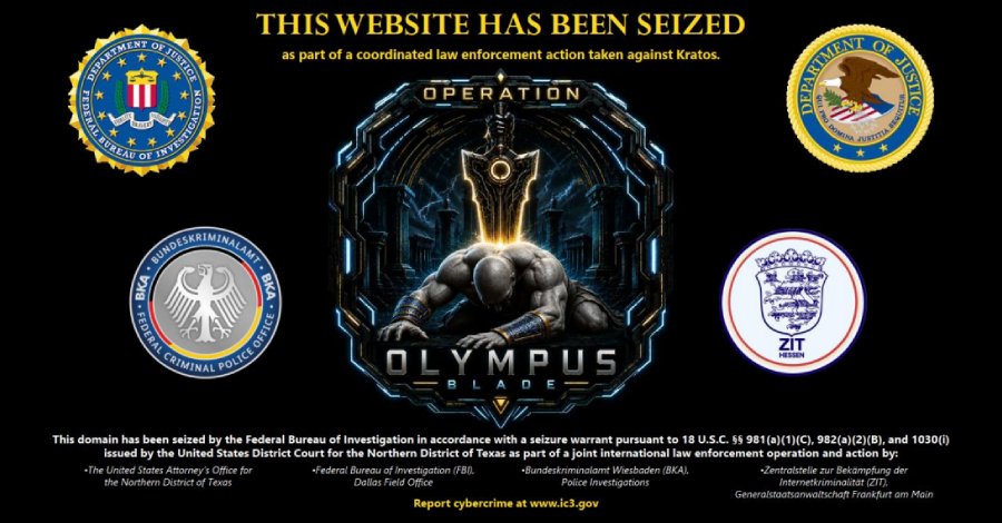 Global sting takes down Kratos phishing kit, 200+ servers seized