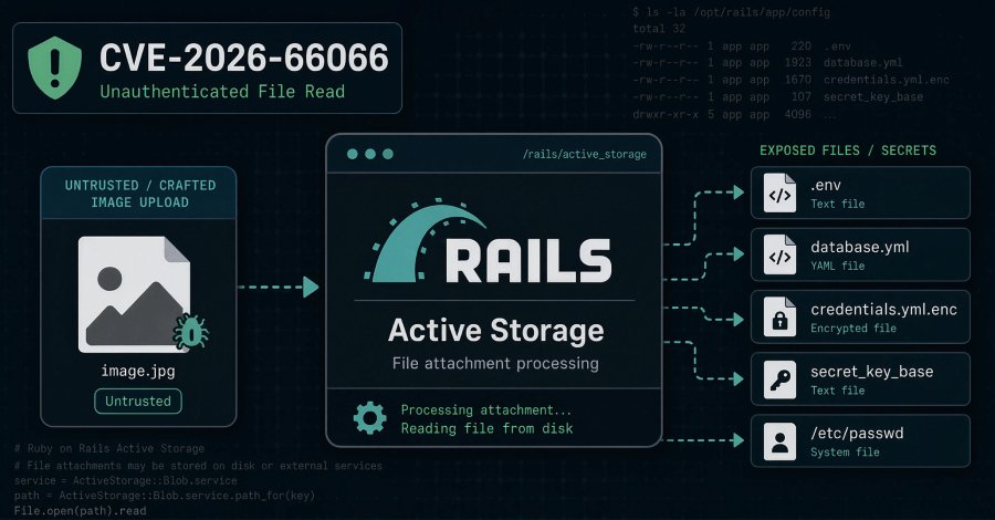 Rails critical Active Storage bug lets attackers read files remotely