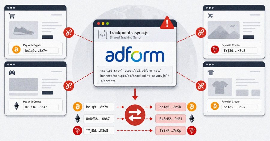 Adform supply-chain attack swaps crypto wallet addresses