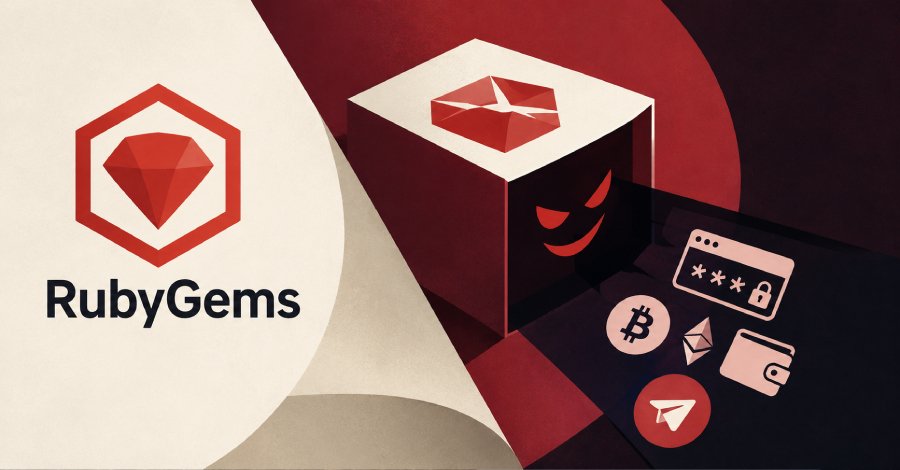 StubMaker: 16 typosquat RubyGems packages steal data